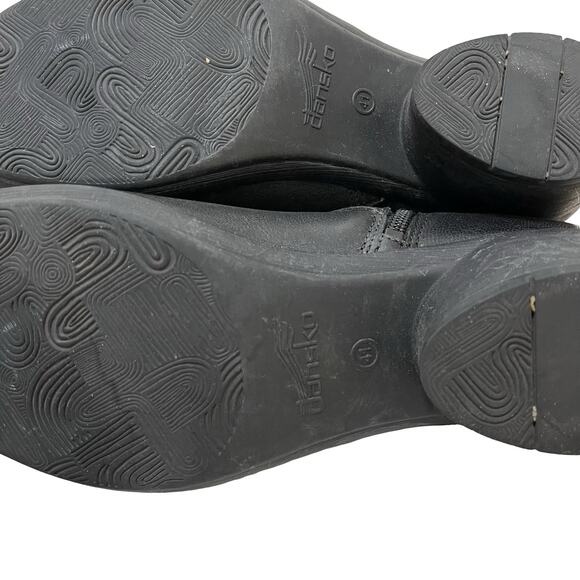 Dansko Womens Roberta Burnished Nubuck Comfort Boots US 11-11.5 EU 41 Black - Picture 10 of 10